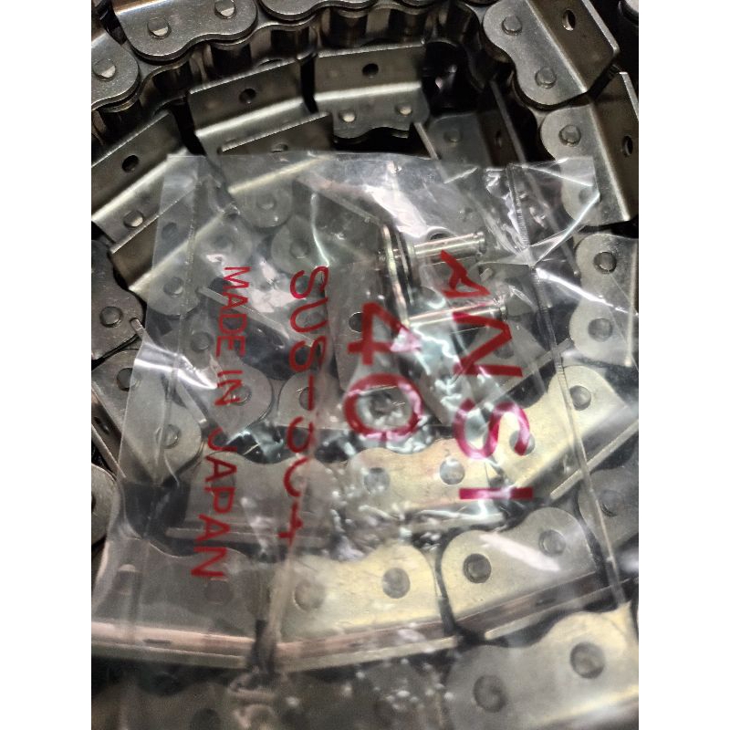 GENUINE Japan STAINLESS steel Roller Chain no. 40 SS rivet type single