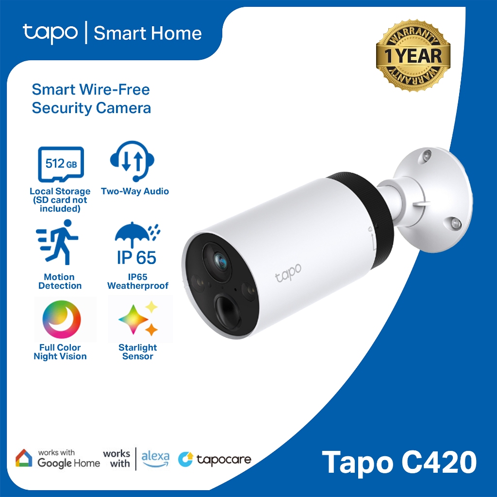 TP-Link Tapo C420 Outdoor Surveillance Camera, Additional Camera