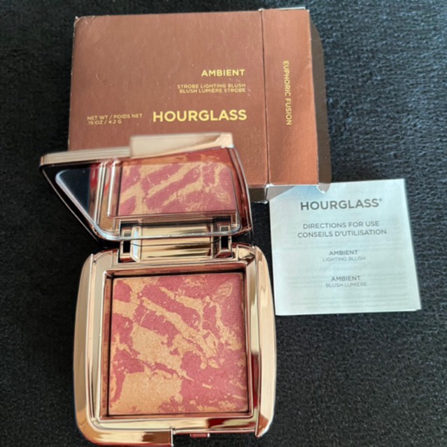 HOURGLASS AMBIENT EUPHORIC FUSION STROBE LIGHTENING BLUSH Shopee