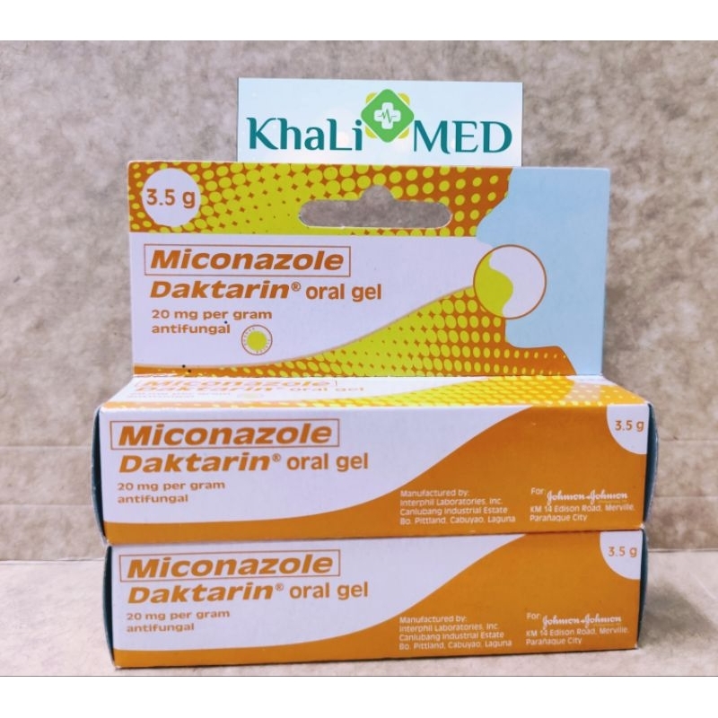 Miconazole Daktarin Oral Gel 20mg Antifungal 3.5g | Shopee Philippines