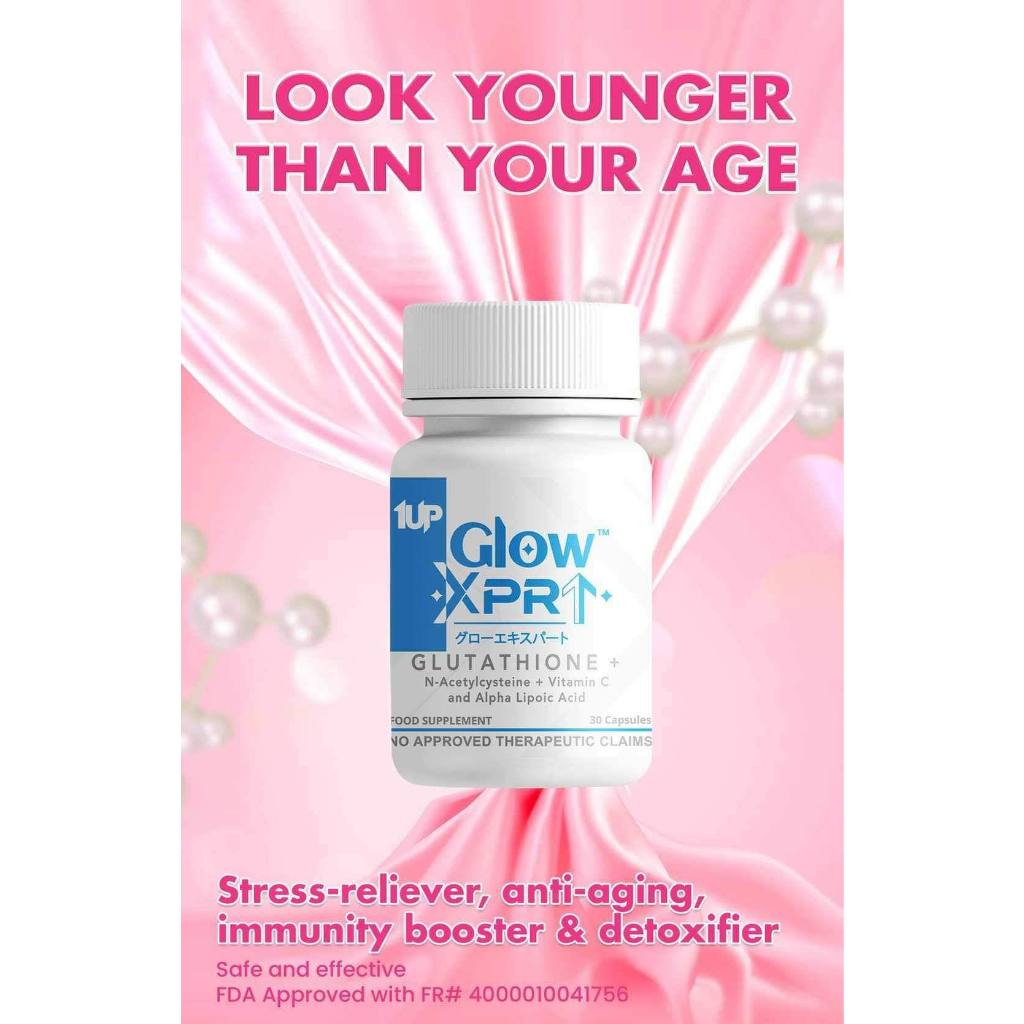 Glow EXPRT Glutathione with NAcetylcysteine, Vitamin C, and Alpha