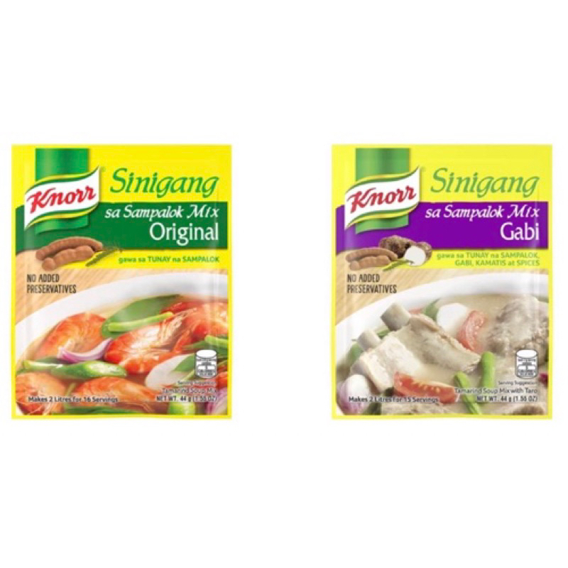 Knorr Sinigang Mix Original and Gabi | Shopee Philippines