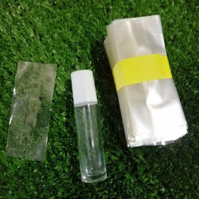 100 pcs 50pcs SHRINK PLASTIC wrap heat seal for lipgloss rollon liptint