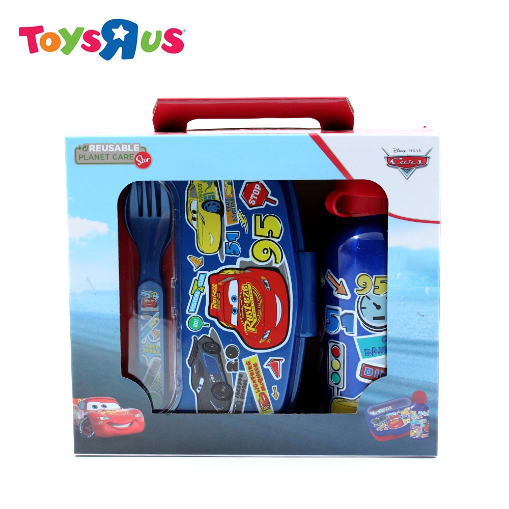 Reusable Planet Care - Disney Cars Sandwich Box With Cutlery | Shopee ...