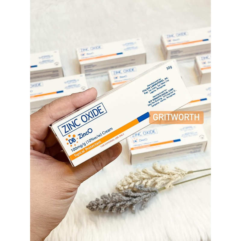 Zinc Oxide 10 Cream Diaper Rash Cuts Sunburn Protectant Cream Shopee