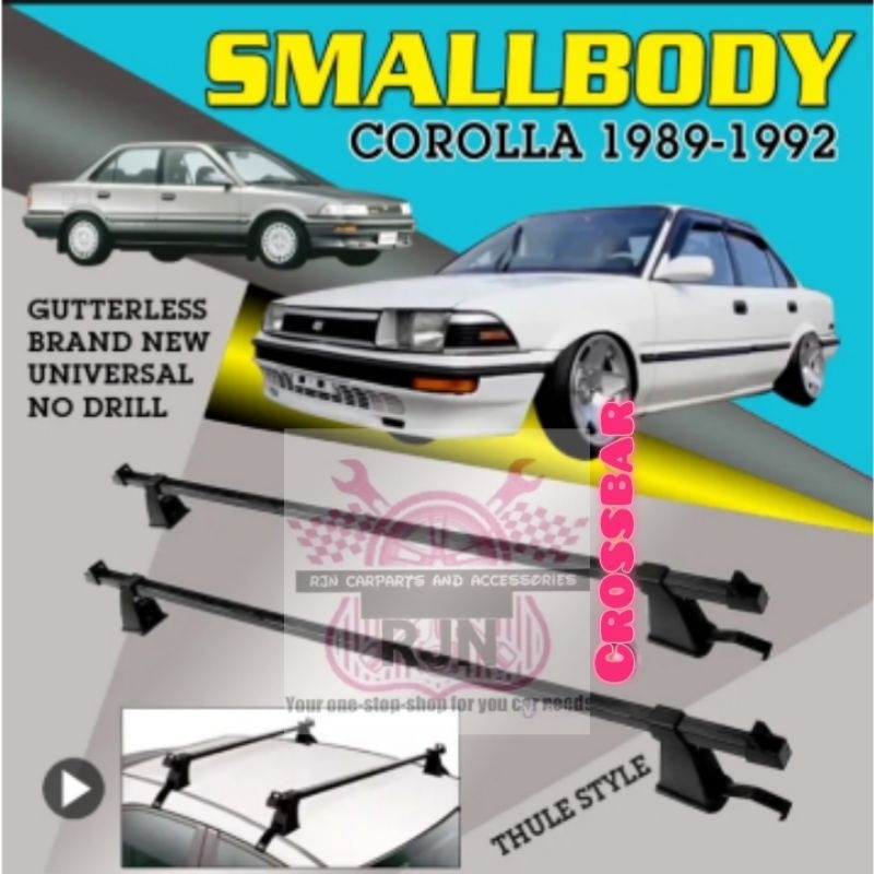 Gutterless Crossbar for Toyota Smallbody ( Thule Style ) - | Shopee ...