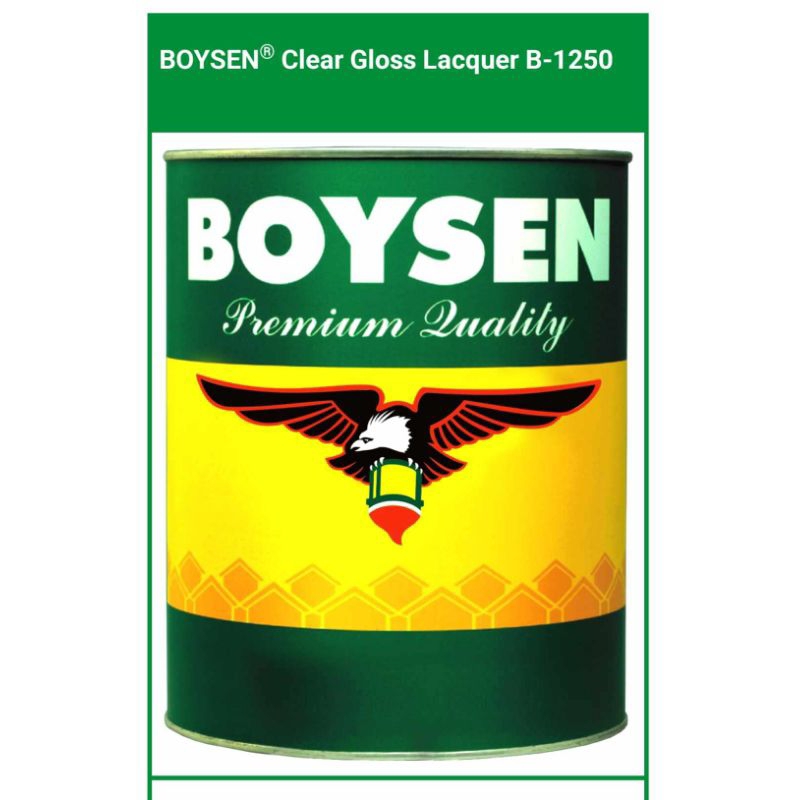 BOYSEN CLEAR GLOSS LACQUER B-1250 1LITER | Shopee Philippines