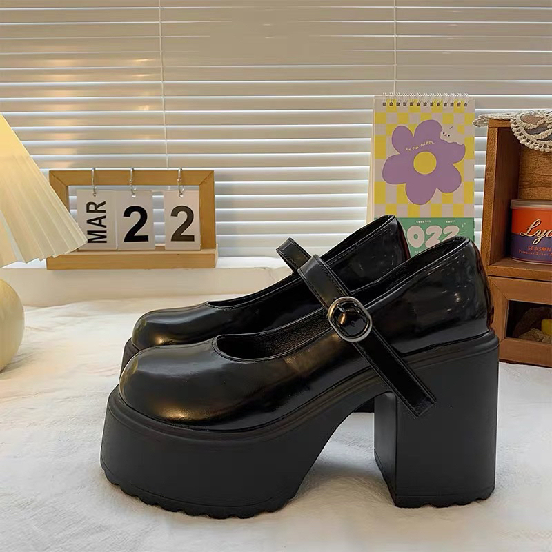 Chunky heel school shoes hot sale