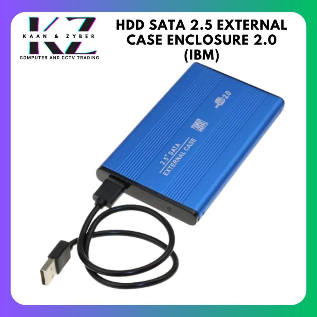 HDD SATA 2.5 EXTERNAL CASE ENCLOSURE 2.0 (IBM) | Shopee Philippines