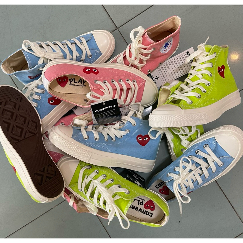 SALE SALE SALE Converse x CDG (women size) (Replacement Box) | Shopee ...