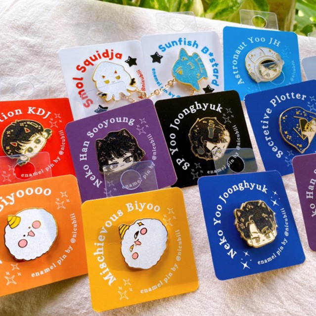 ORV Smol Glitter Enamel Pins | Shopee Philippines