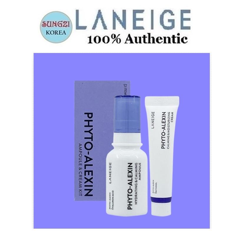 LANEIGE PhytoAlexin Ampoule & Cream Kit (2 Items) Shopee Philippines
