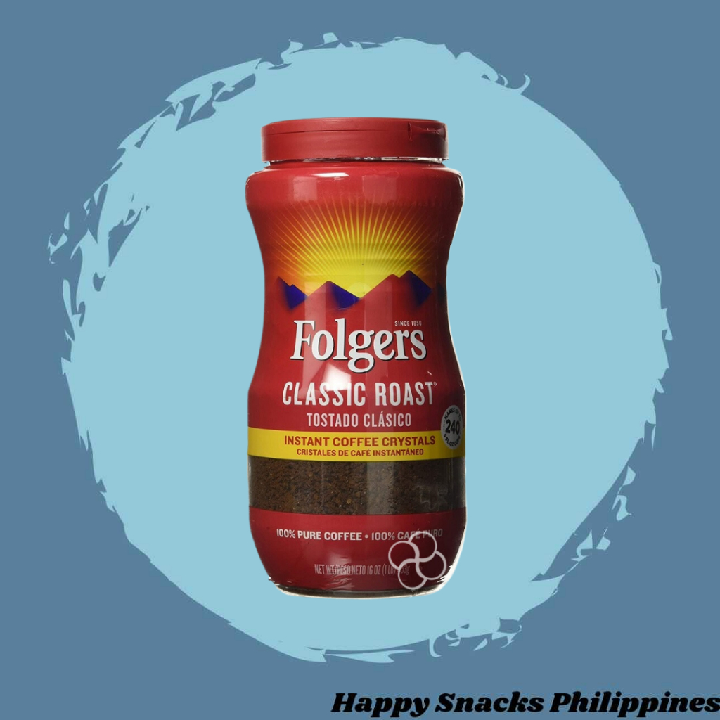 Folgers Classic Roast Instant Coffee Crystals 453g Shopee Philippines