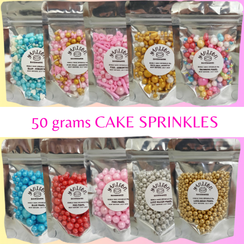 Cake Sprinkles / Edible Cake Sprinkles / Dragees / Candy Sprinkles