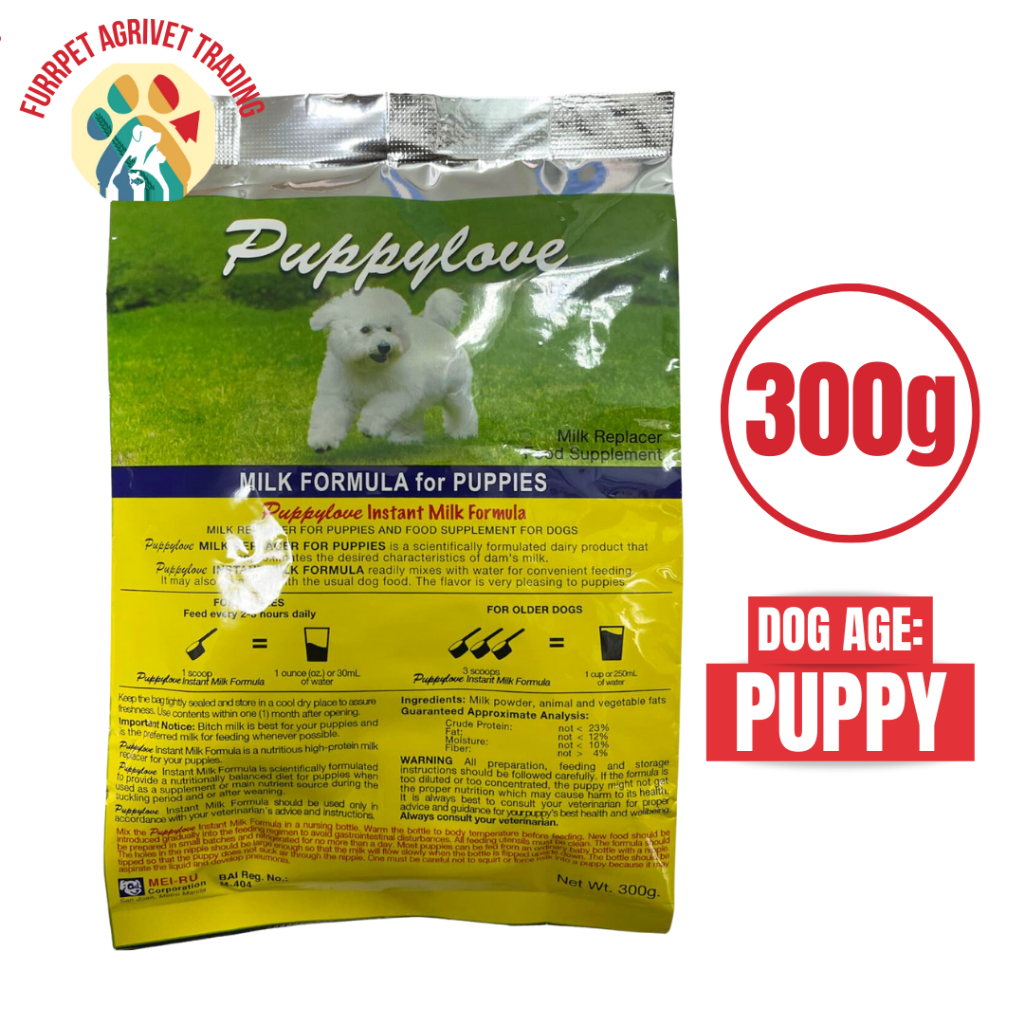 Puppy Love Milk Formula For Puppies 300g PACK | Shopee Philippines