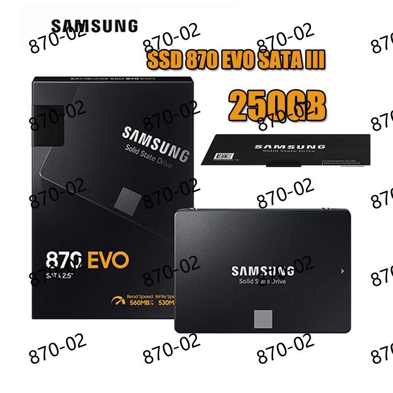 SAMSUNG SSD 870 EVO 250GB 500GB 1TB SATA 3 2.5 Inch Internal Solid State Drive 721 Shopee