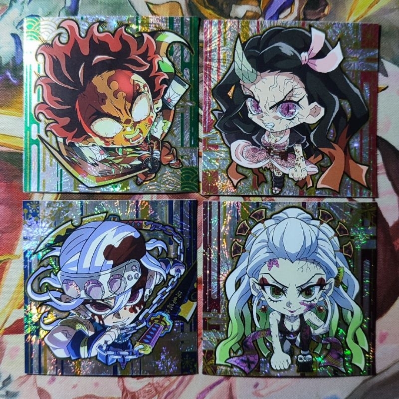 Demon Slayer Dual Rare Collectible Sticker | Loose | Kimetsu No Yaiba ...