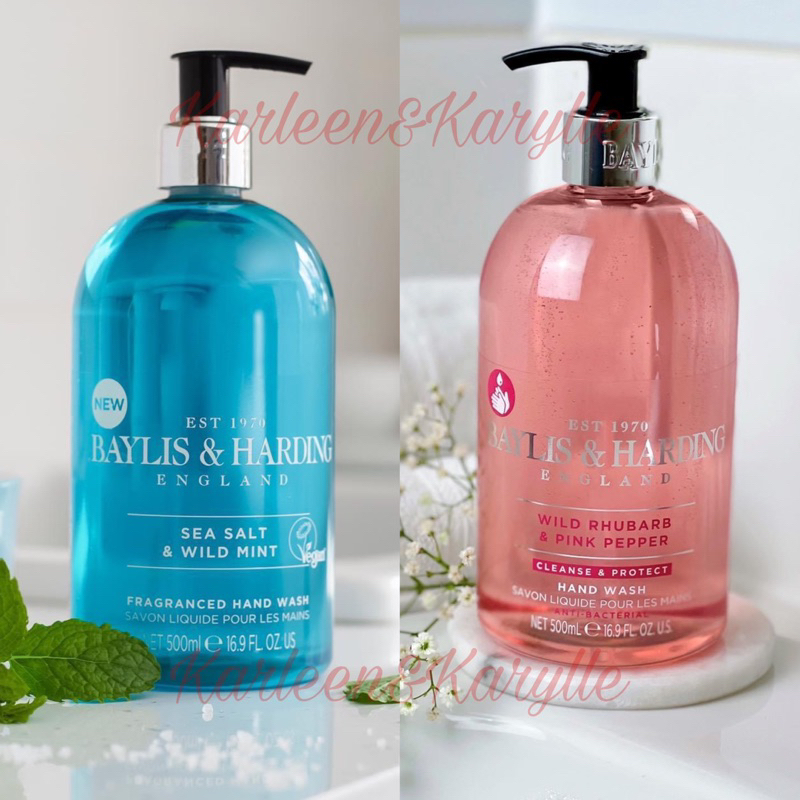 Baylis & Harding Hand Wash 500ml Wild Rhubarb & Pink Pepper Sea Salt