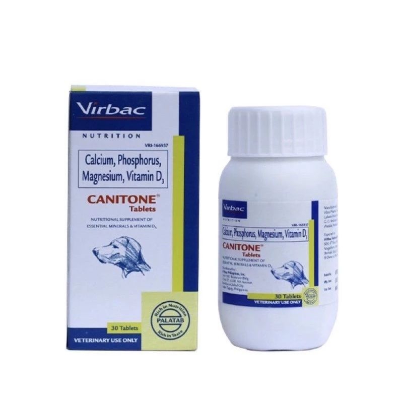 Virbac Canitone Tablet Dog Supplement (30tabs) | Shopee Philippines