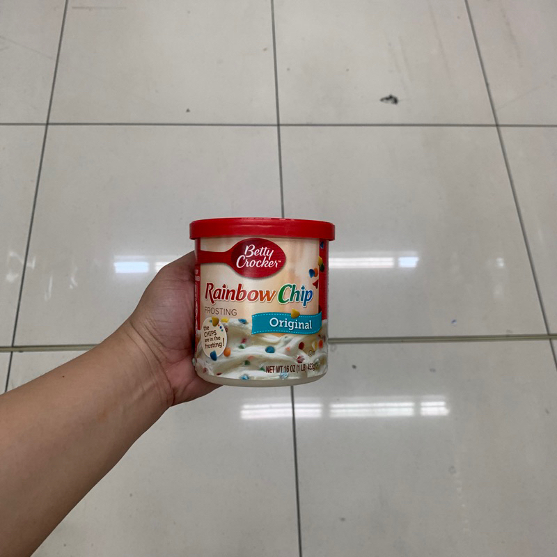 BETTY CROCKER RAINBOW CHIP FROSTING ORIGINAL 453g Shopee Philippines
