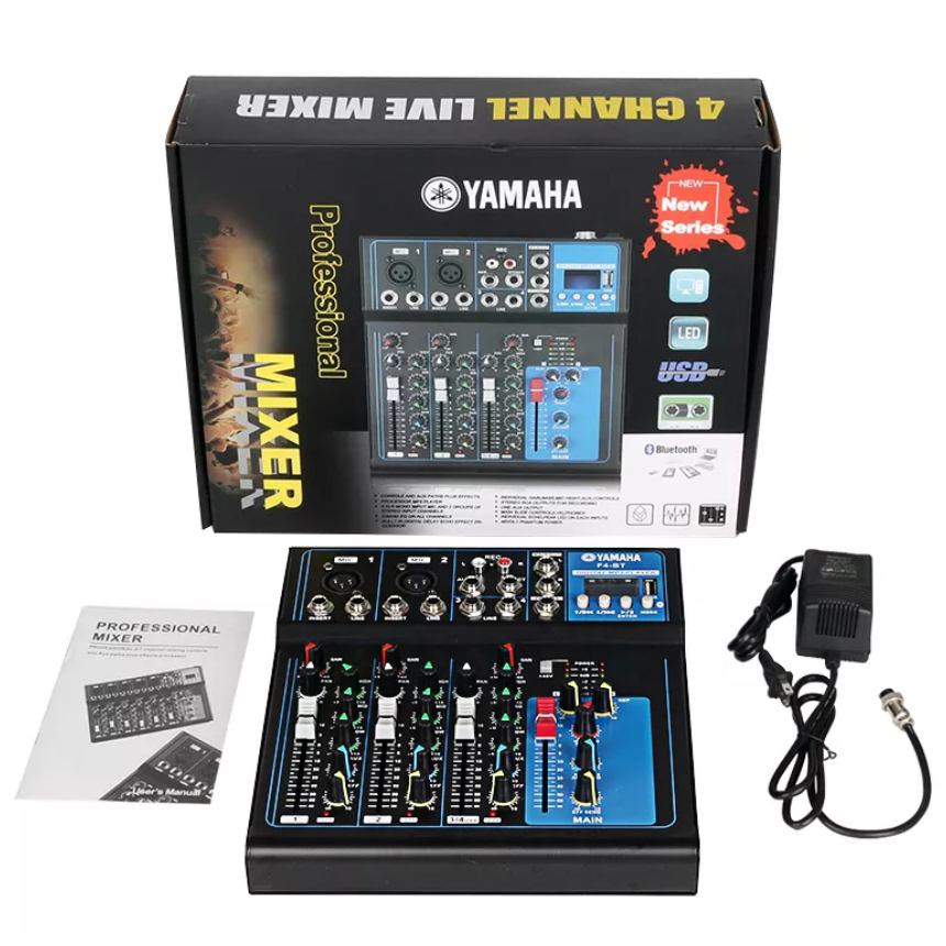 Yamaha F4 Professional Bluetooth Mixer With Reverb Effect Home 4 ...