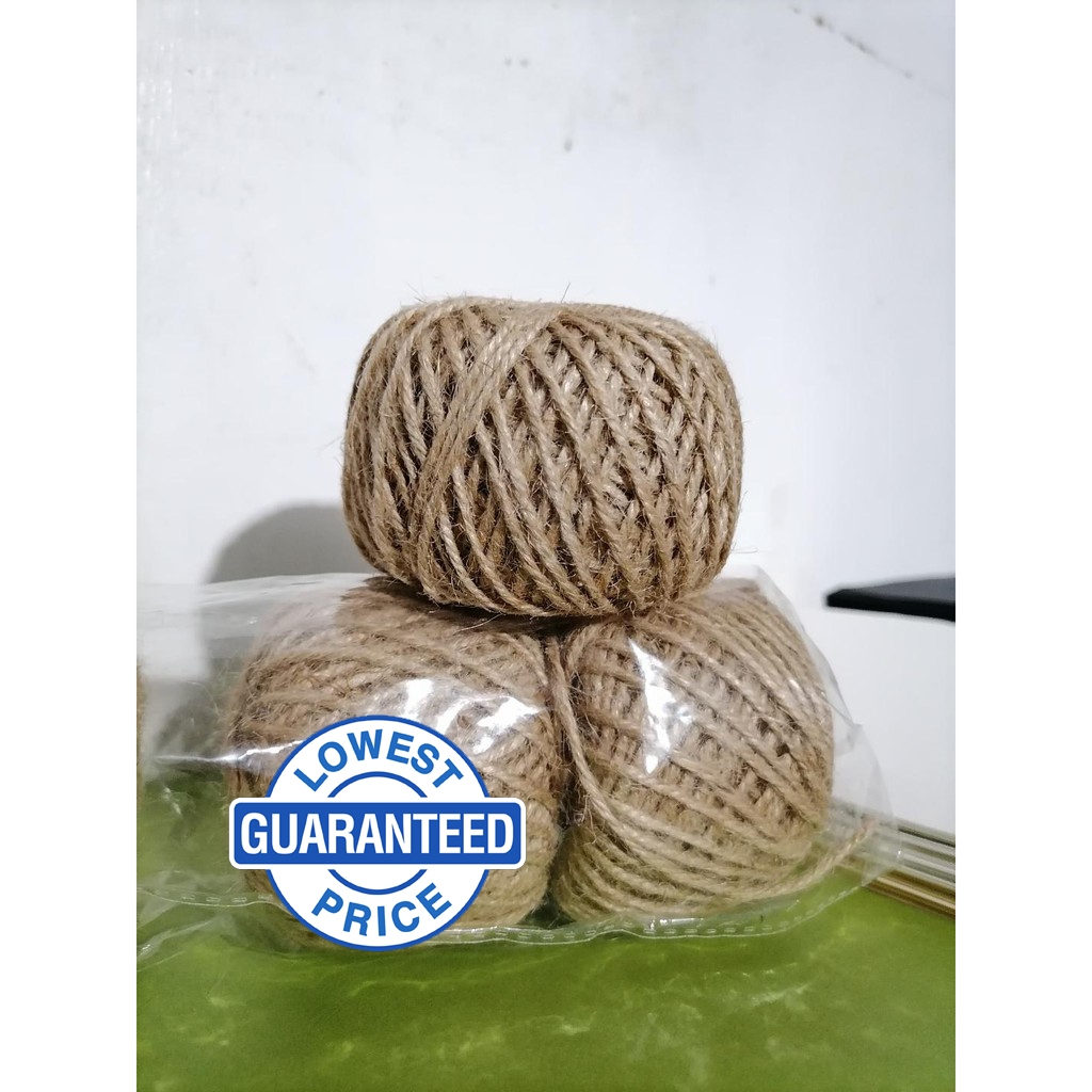Jute String (48m 157ft) per roll of String Jute for crafting Shopee