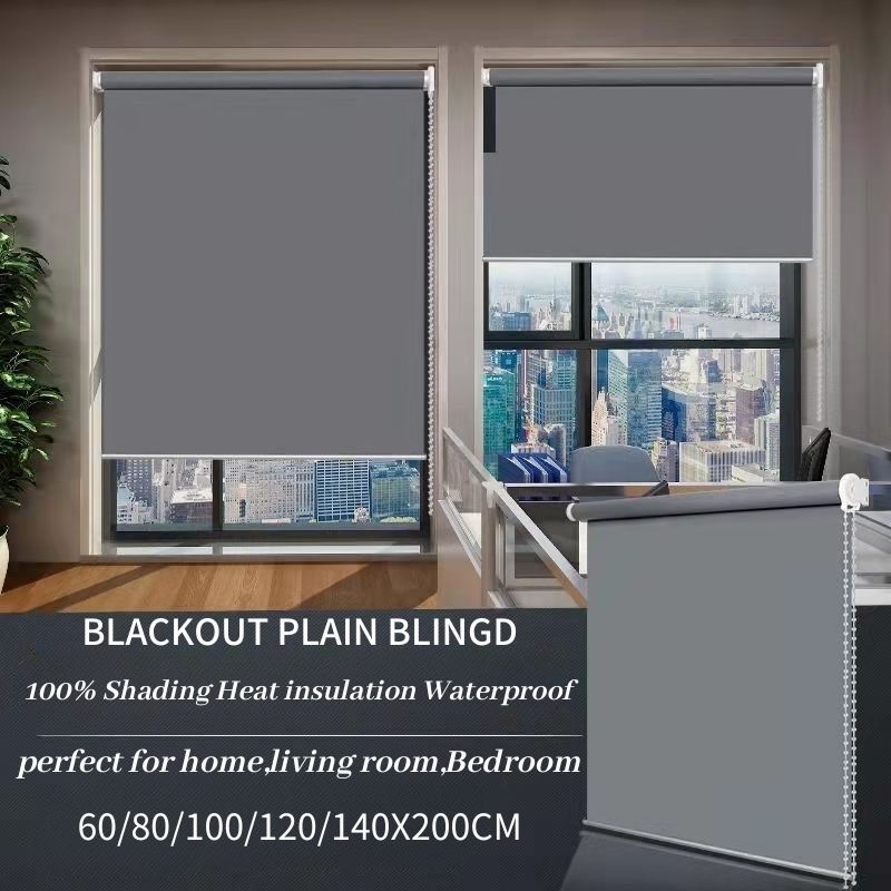 100Blackout Window Roller Shades Korean Blackout Roller Blinds For