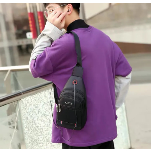 Korean Men's Side bag / Chest bag / Crossbody bag | Shopee Philippines