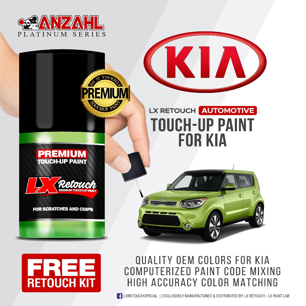 KIA PAINT REPAIR KIT CAR TOUCH UP PAINT FIX SCRATCH REMOVAL LX RETOUCH