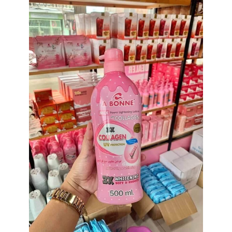 Abone Milk Collagen Lotion 500ml | Shopee Philippines