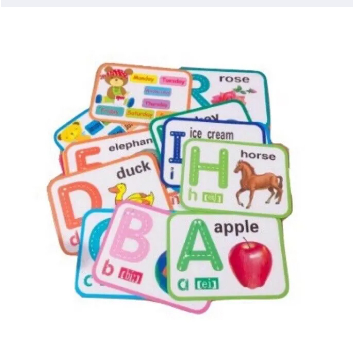 HS ALPHABET ABC LETTER FLASH CARDS SET FOR BABY TODDLER PRESCHOOL KIDS ...