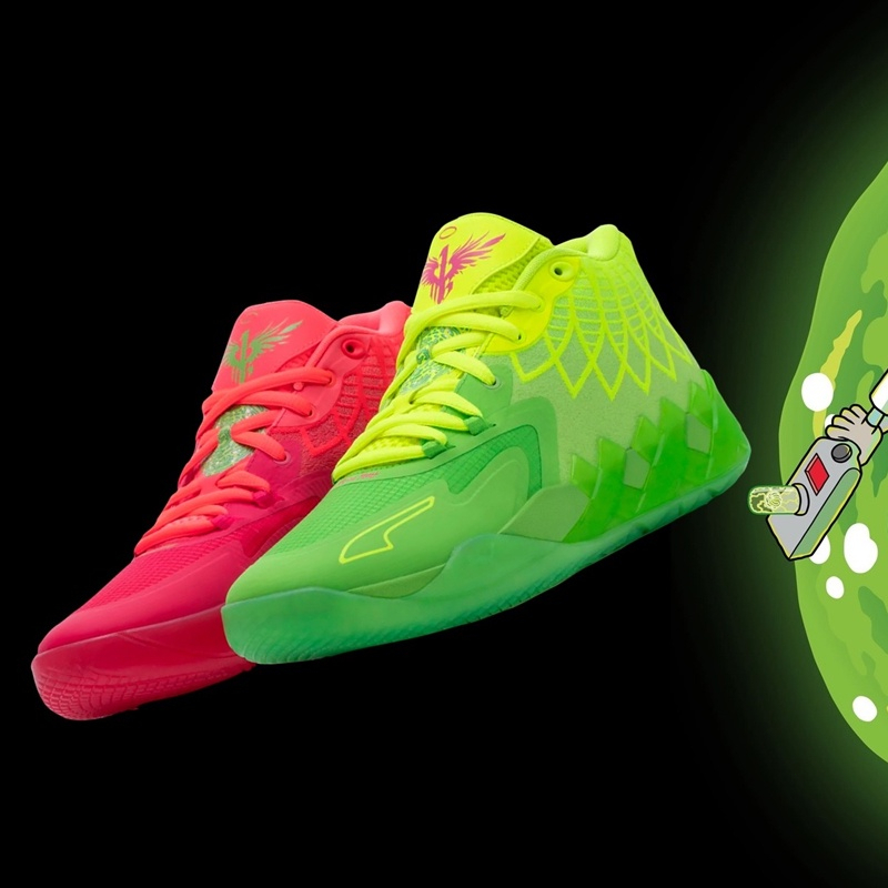 FSA Lamelo Ball Shoes “Rick and Morty” high cut bassketball shoes