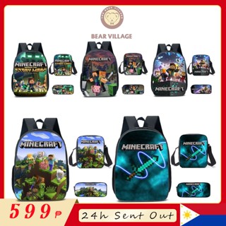 Minecraft school bag discount set