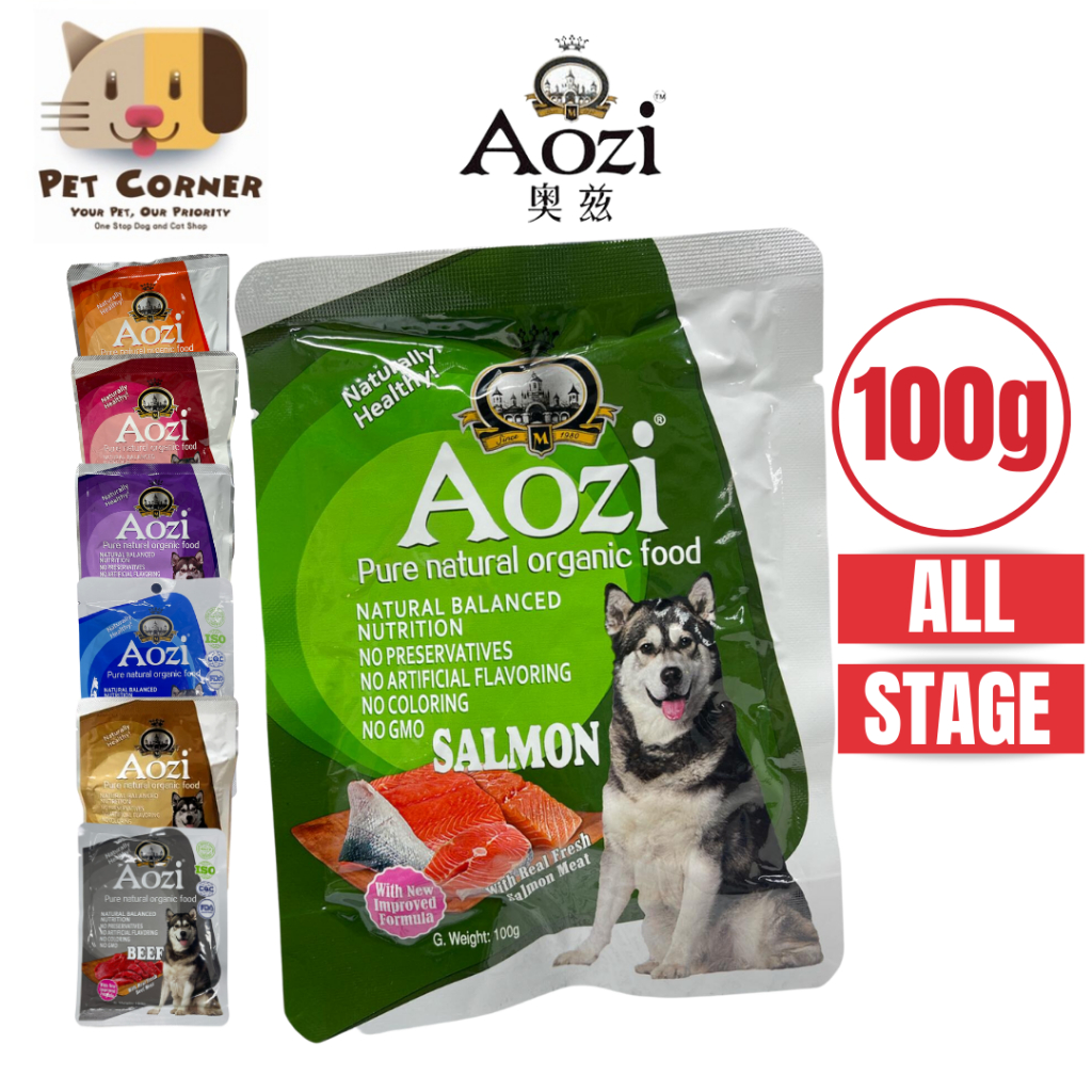 Aozi Organic Wet food Pouch for Dogs 100G Shopee Philippines