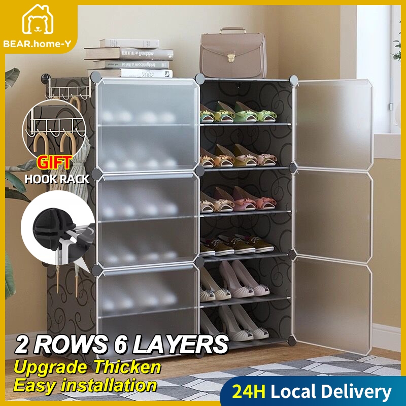Multilayer Shoe Rack Organizer Shoe Rack with Cover large