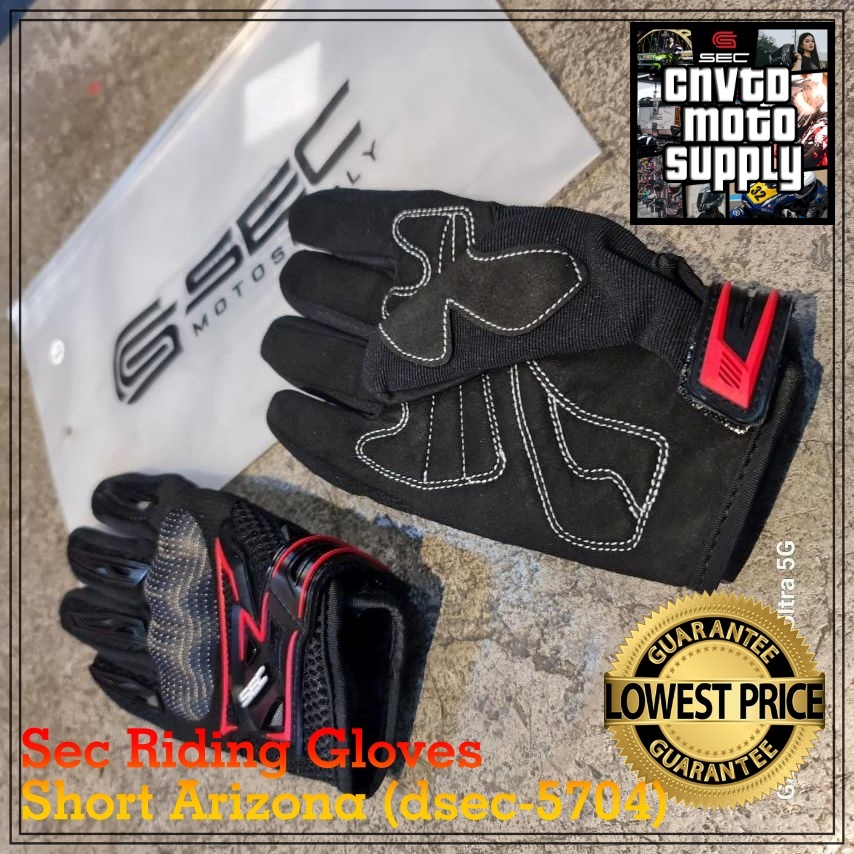 Sec riding gloves short arizona (dsec-5704) | Shopee Philippines