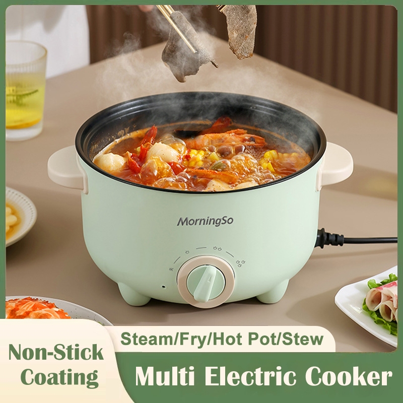 [COD] MultiFunction Electric Cooker 4L Electric pot NonStick With