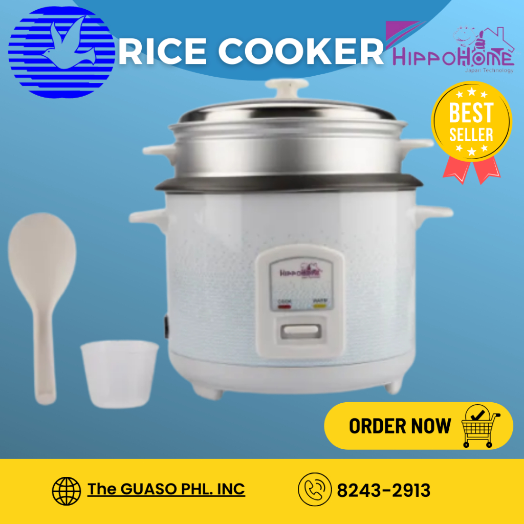 Rice Cooker with Steamer 1.8L | Shopee Philippines