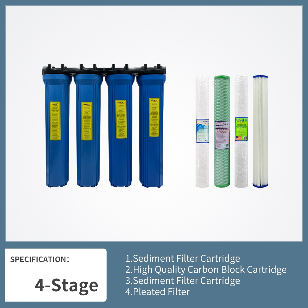 Hydropure 2/3/4 Stages 20 inch Deep Well Water Filter Housing Complete ...