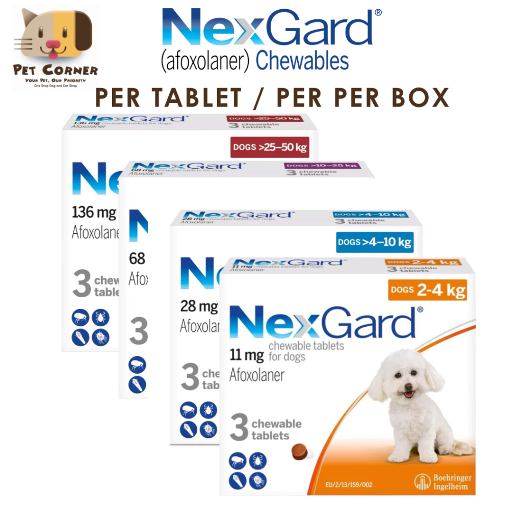 NEXGARD STICKERS INCLUDED CHEWABLE FORM | Shopee Philippines