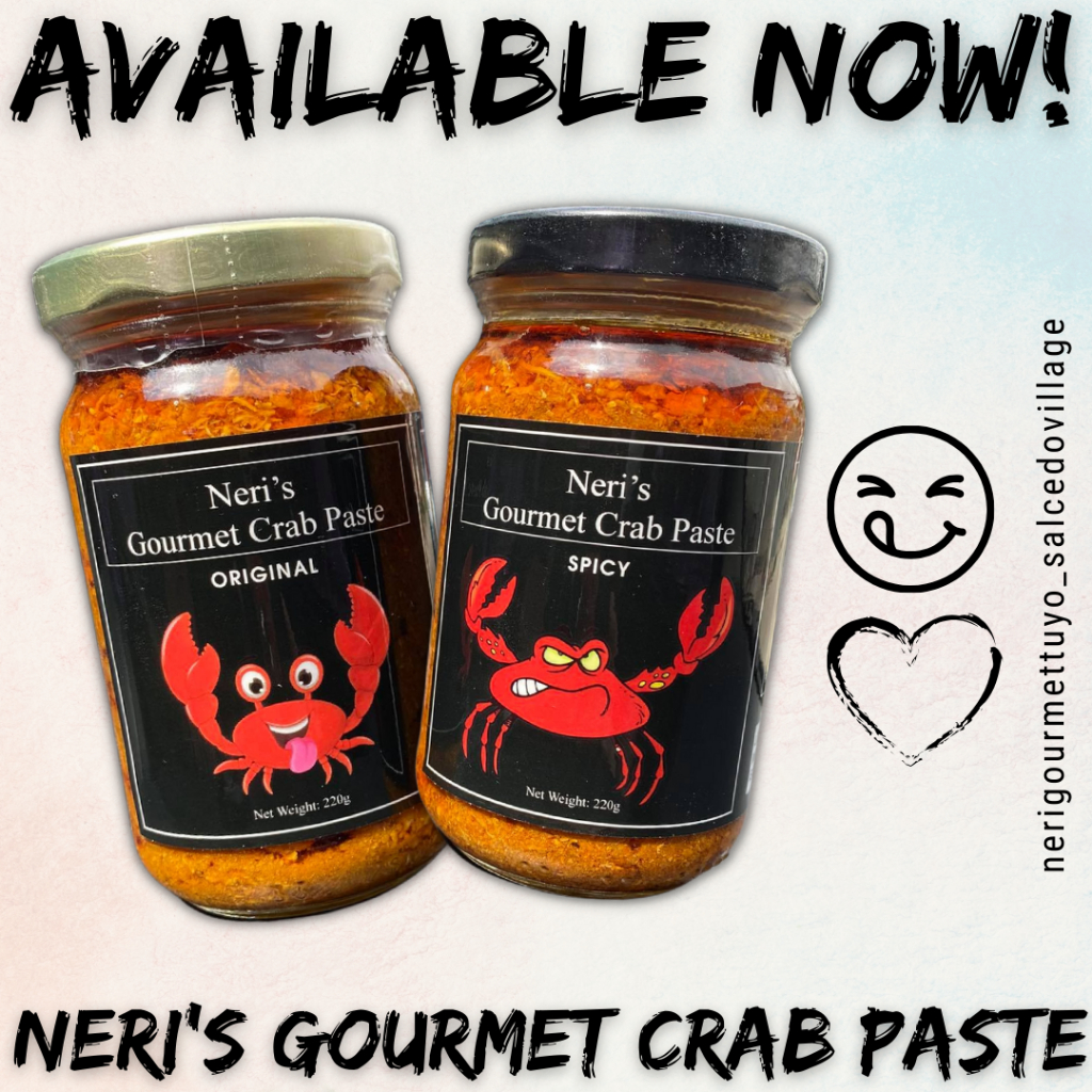 Neri's Gourmet Crab Paste (220g net weight) - Original Flavor, Spicy