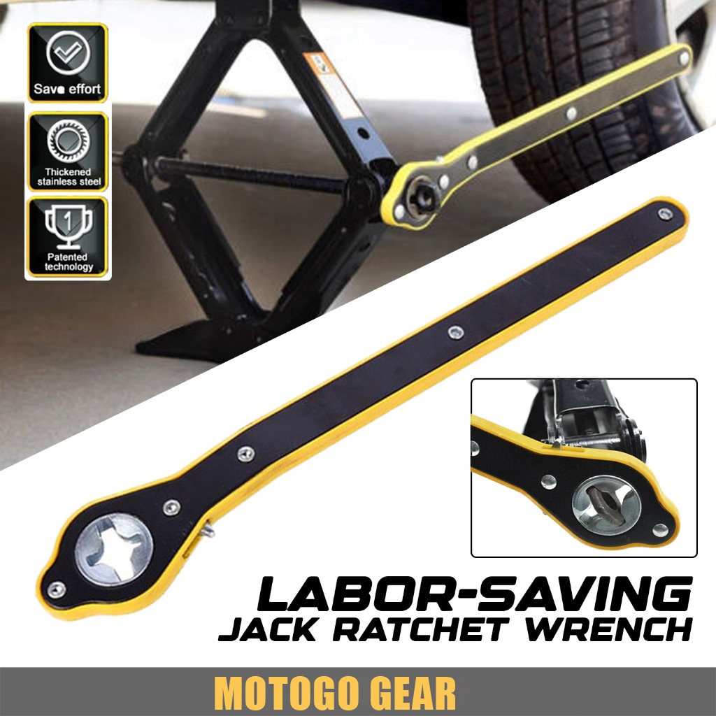 Auto Labor-Saving Jack Ratchet Wrench with Long Handle Car Repair Tool ...