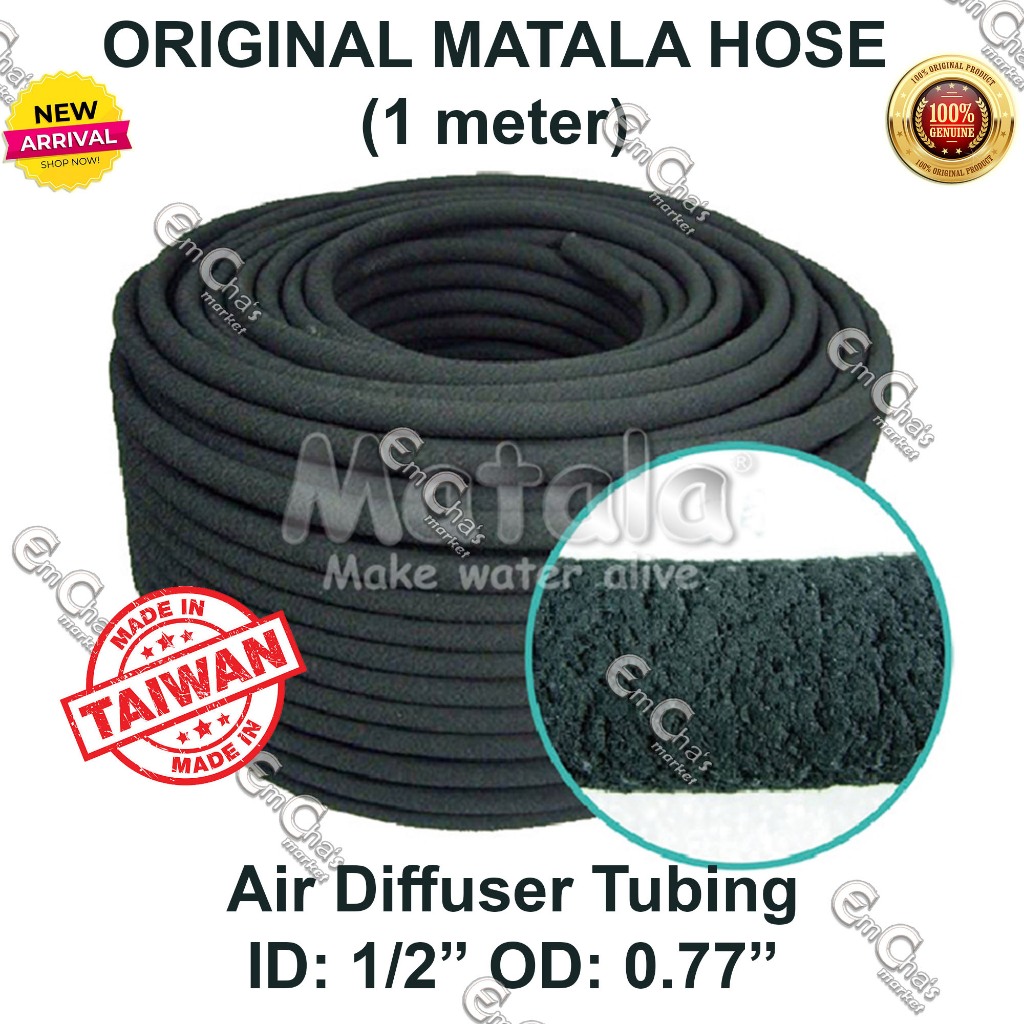 1 Meter Original Matala Hose Air Diffuser Hose Pond Diffuser Air Pump
