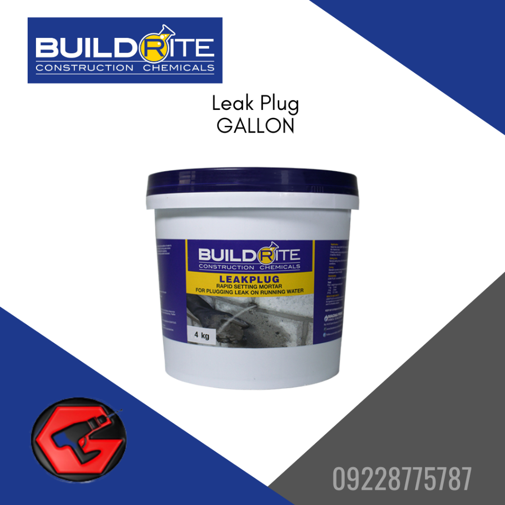 BUILDRITE LEAK PLUG (Gallon) | Shopee Philippines