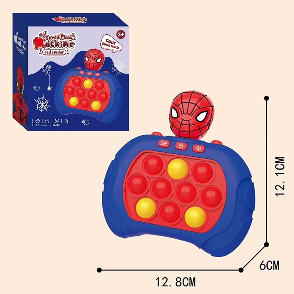 Children Pop It Game Machine 4 modes Speed Push Handle Game Quick Push