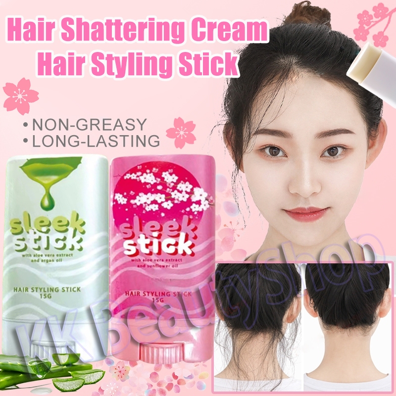 Sleek Stick Hair Wax Styling Stick Hold Hair Finishing Aloe Vera Anti