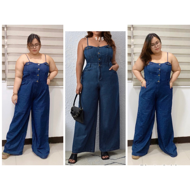 PLUS SIZE CURVE JUMPER DRESS SHORT and PANTS For Plus size and Big Size Women Shopee Philippines