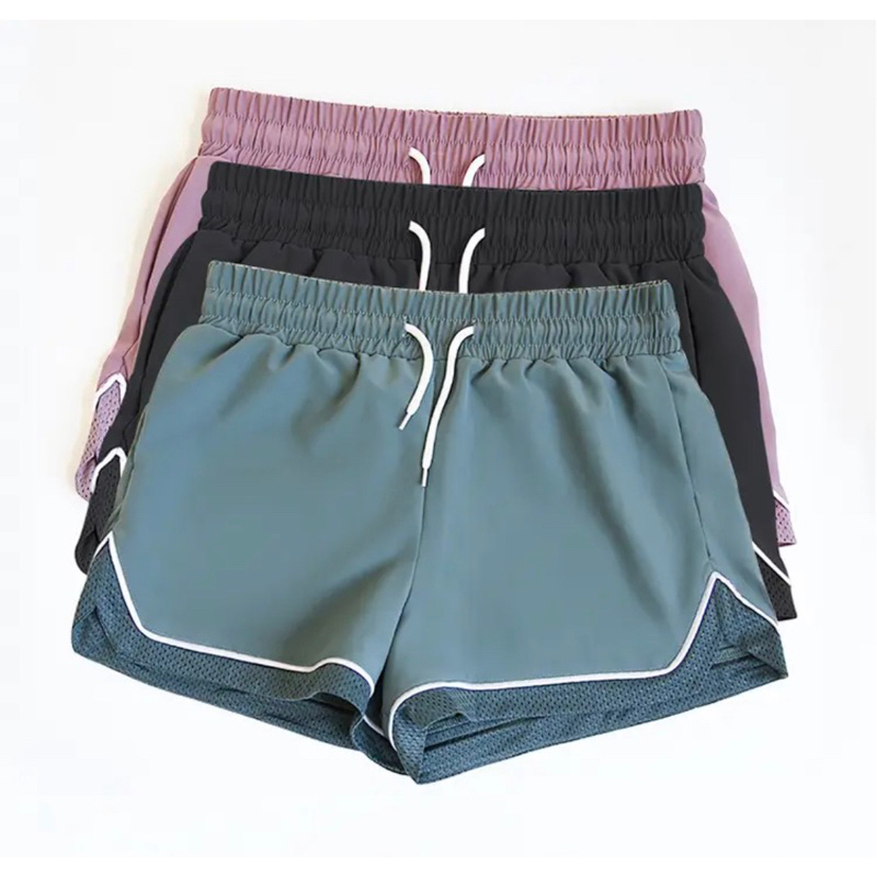Gym shorts with inner brief deals