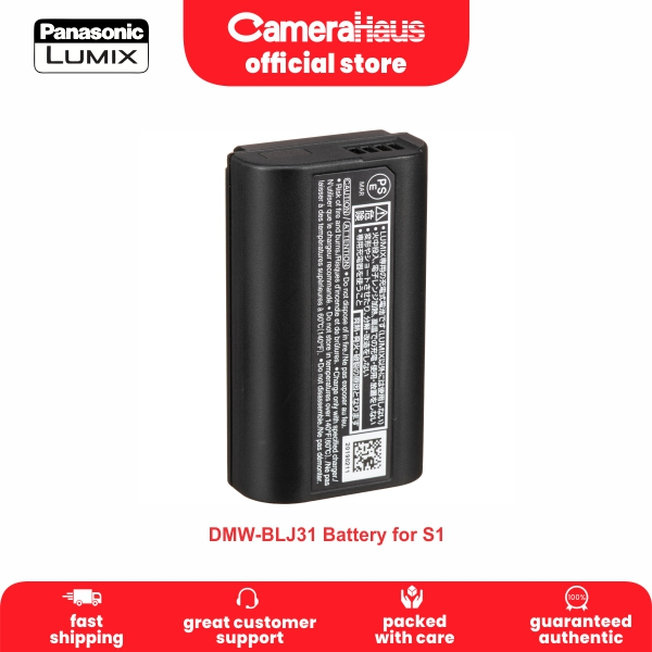 PATONA 2 Batterie Platinum Ricambio Per Panasonic DMW-BLJ31 - 3500mAh Per Lumix DC-S1, S1R, S1H - Alta Capacità - 2