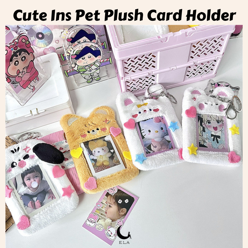 INS Plush Photocard Holder Cute Card Holder Shopee Philippines